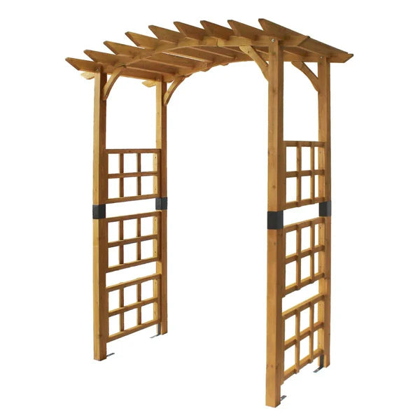 VegTrug Timber Garden Arch Ardleigh - Natural